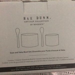 Rae Dunn guac and salsa bowls